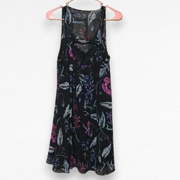 Black Floral Dress - Picture 5 of 6